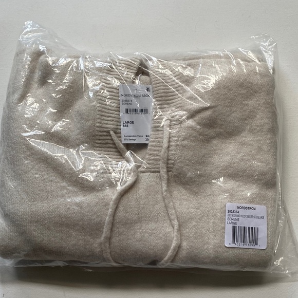 StitchDrop Women's Joey Hi-Low Pocket Hoodie Midi Dress In Serene, Size L, NWT - Picture 5 of 11